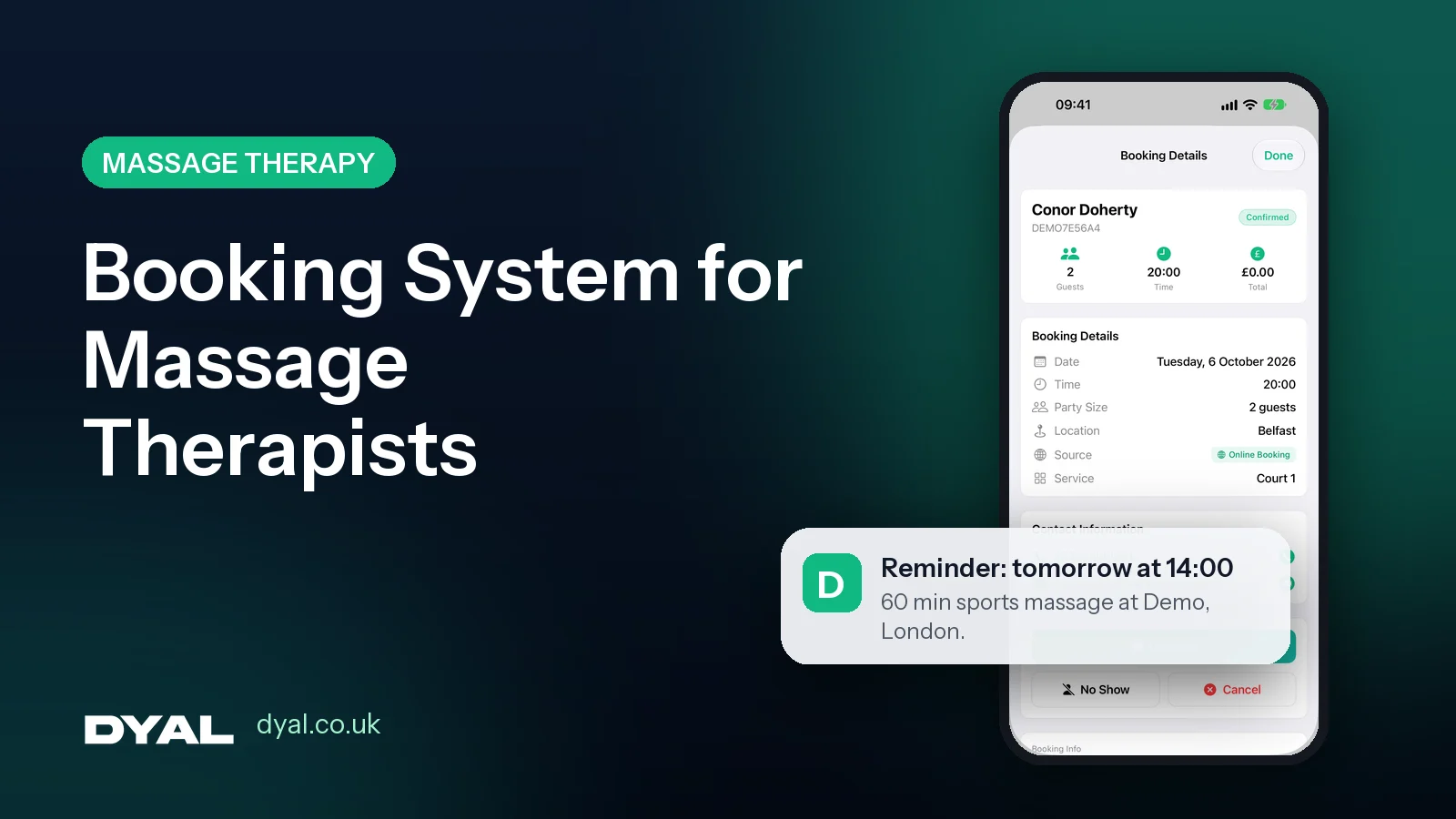Booking System for Massage Therapists: Fill Your Treatment Room